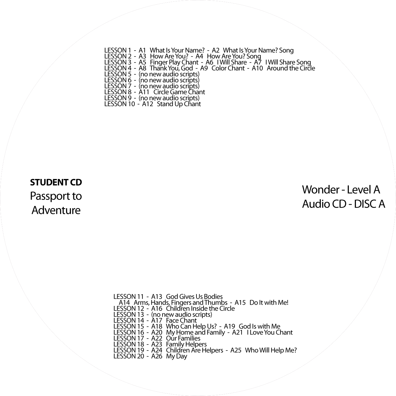 Capa Wonder A Disc I